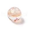 Transparent Resin Enamel Beads RESI-M052-01B-2