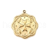 304 Stainless Steel Pendants STAS-Z135-05G-1