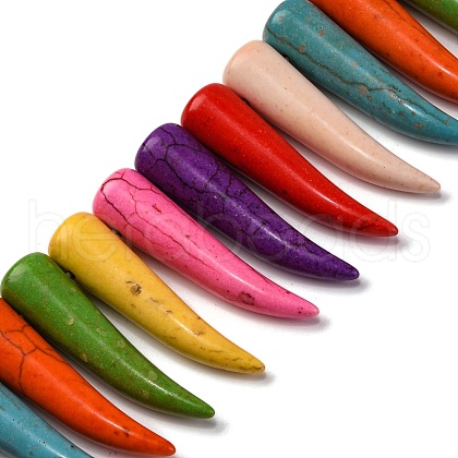Synthetic Turquoise Beads Strands G-C147-22A-1