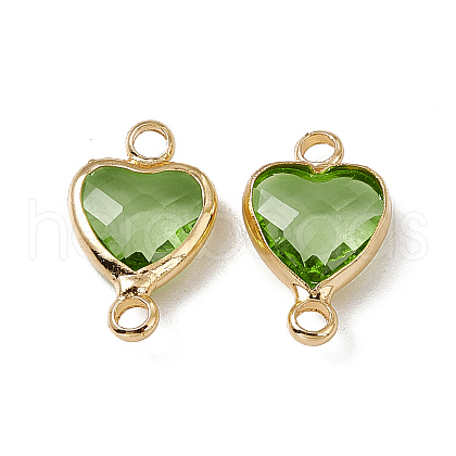 Transparent K9 Glass Connector Charms X-GLAA-A005-31LG-04-1