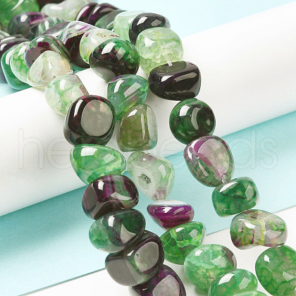 Natural Agate Beads Strands G-H295-B01-05-1