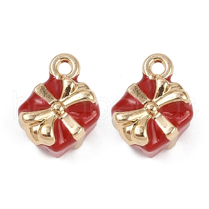 Alloy Enamel Charms PALLOY-R158-05G-03-1