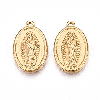 304 Stainless Steel Pendants STAS-N109-123G-1