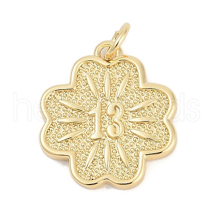 Brass Pendants KK-G522-33G-1