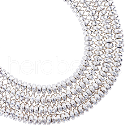 ARRICRAFT Electroplate Non-magnetic Synthetic Hematite Bead Strands G-AR0003-09S-1