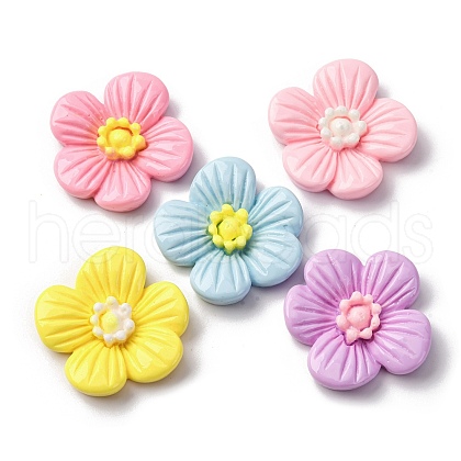 Opaque Resin Cabochons CRES-Q012-04A-1