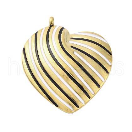 304 Stainless Steel Pendants STAS-V003-03G-07-1