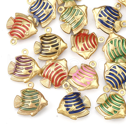 304 Stainless Steel Pendants STAS-T039-04G-1