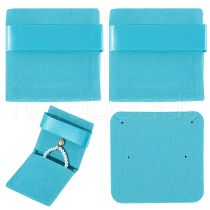 Beebeecraft 3Pcs Rectangle Velvet Envelope Packing Pouches TP-BBC0001-10A-1