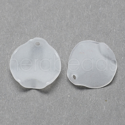 Transparent Acrylic Pendants FACR-R015-15x15mm-10-1