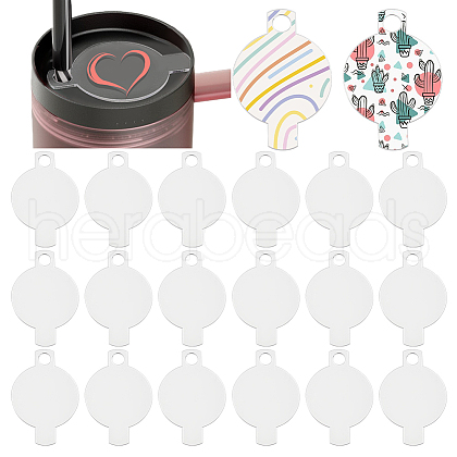 Transparent Acrylic Big Pendants DIY-WH0430-720A-1