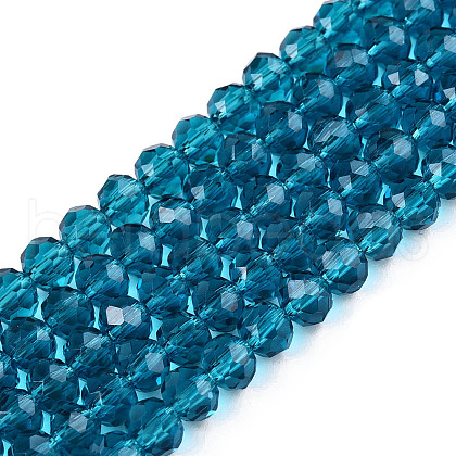 Glass Beads Strands EGLA-A044-T1mm-D27-1