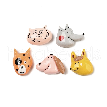 Cute Animal
 Theme Resin Cabochons CRES-E003-06-1