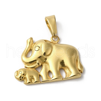 PVD Vacuum Plating 304 Stainless Steel Pendants STAS-B069-19G-1