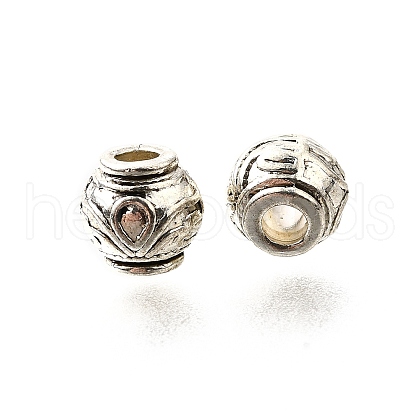Tibetan Style Alloy Beads TIBE-L008-17AS-1
