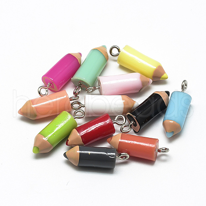 Resin Pendants RESI-T010-02M-1