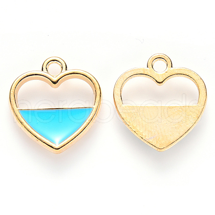 Alloy Enamel Pendants ENAM-S121-043-1