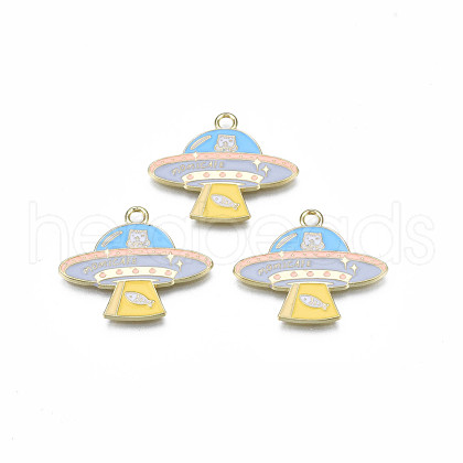 Alloy Enamel Pendants ENAM-S115-186-1