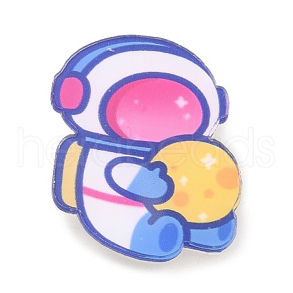 Cartoon Style Acrylic Brooches JEWB-P018-02F-1