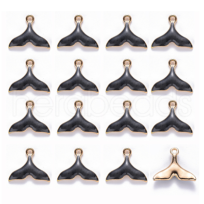 20Pcs Alloy Enamel Pendants ENAM-YW0004-48E-1