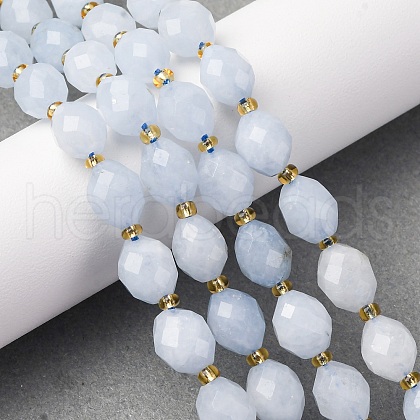 Natural White Jade Beads Strands G-D305-B01-01C-1