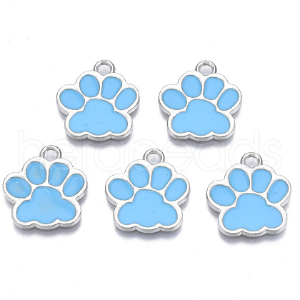 Alloy Enamel Pendants ENAM-T016-22P-E-RS-1