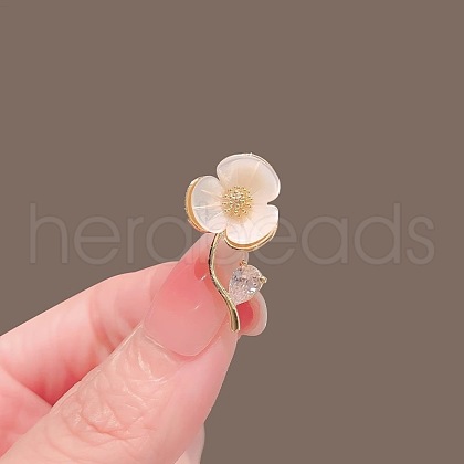 Camellia Shell Pins PW-WGEBCF0-01-1