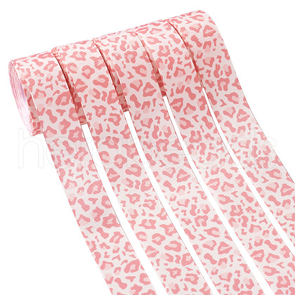 Leopard Printed Grosgrain Ribbons OCOR-TA0001-20-1