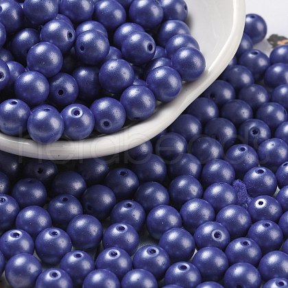 Baking Paint Glass Seed Beads SEED-A034-02M-1