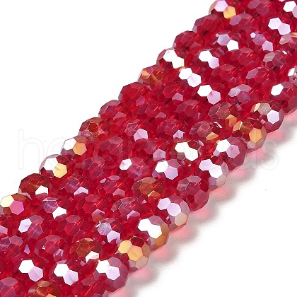 Transparent Glass Beads EGLA-A035-T8mm-B07-1