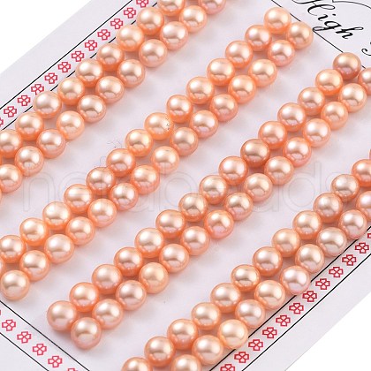 Grade 6A Natural Cultured Freshwater Pearl Beads PEAR-N018-6A-5560B-1