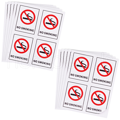PVC Self-Adhesive No-smoking Warning Stickers STIC-WH0003-017C-1