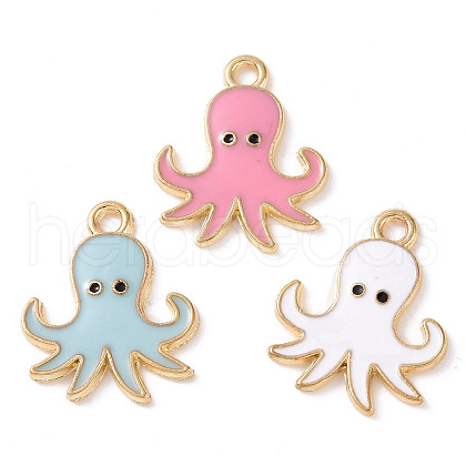 Alloy Enamel Pendants ENAM-B054-07G-1