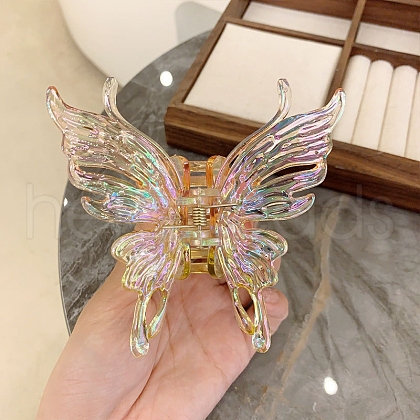Acrylic Claw Hair Clips PW-WG118F2-03-1