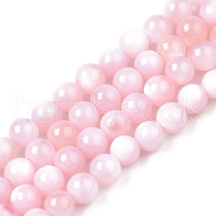 Natural Freshwater Shell Beads Strands X-BSHE-T009A-01C-1