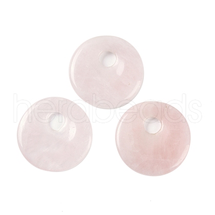 Natural Rose Quartz Pendants G-C140-10C-1