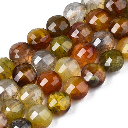 Natural Agate Beads Strands G-N326-100A-07-1