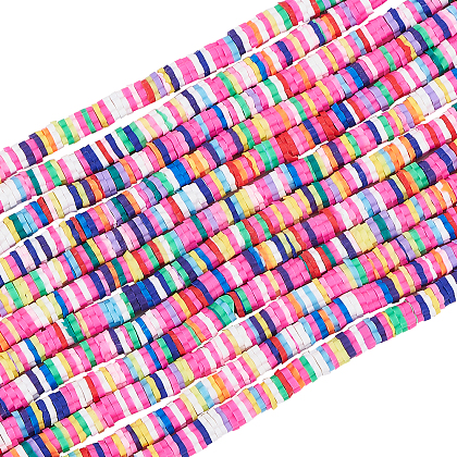 Handmade Polymer Clay Bead Strands CLAY-PH0001-24-1