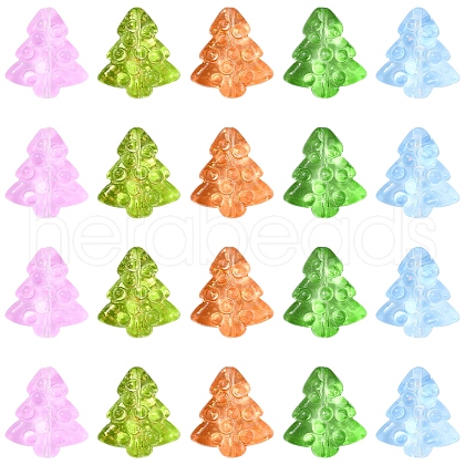 40Pcs Dyed & Heated Glass Beads GLAA-FS0001-88A-1