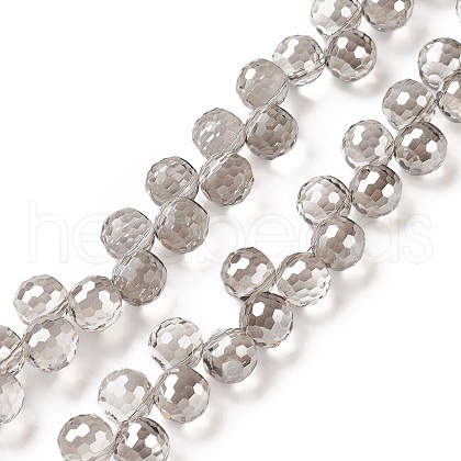 Transparent Glass Beads Strands GLAA-G096-01C-1