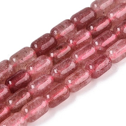Natural Strawberry Quartz Beads Strands G-G980-29B-1