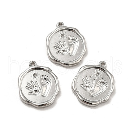 Tarnish Resistant 304 Stainless Steel Pendant Rhinestone Settings STAS-I197-001P-1