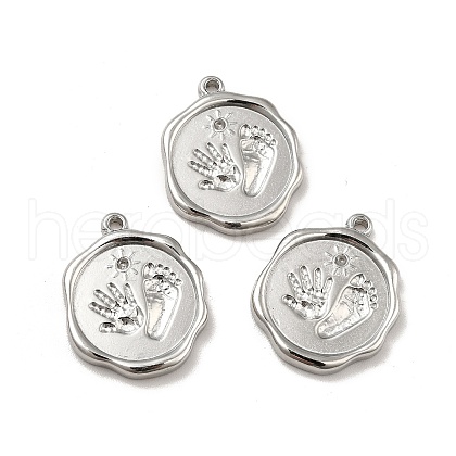 304 Stainless Steel Pendant Rhinestone Settings STAS-I197-001P-1