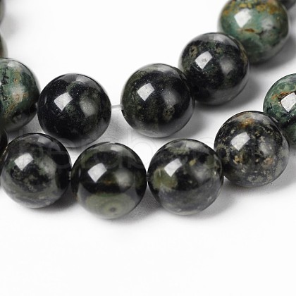 Natural Kambaba Jasper Beads Strands G-M172-6mm-01-1