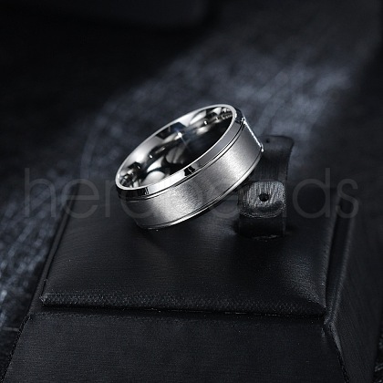 201 Stainless Steel Finger Rings for Men WG1765E-24-1
