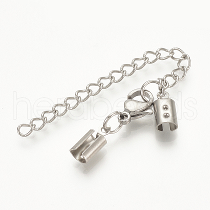 Tarnish Resistant 304 Stainless Steel Chain Extender STAS-S076-91-1