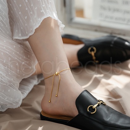 316L Surgical Stainless Steel Charm Anklets for Women FS-WG47470-39-1