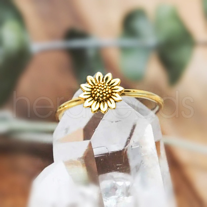 Brass Finger Rings for Women FS-WGD07B7-09-1