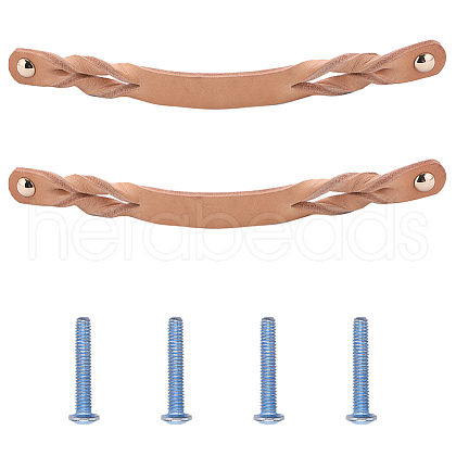 Leather Cabinet Handles Replacement FIND-WH0111-437-1