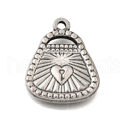304 Stainless Steel Pendants STAS-H477-08P-1